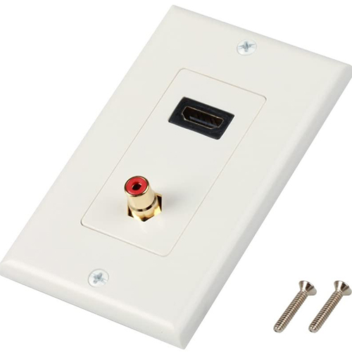 HDMI 3RCA muorre plaat
